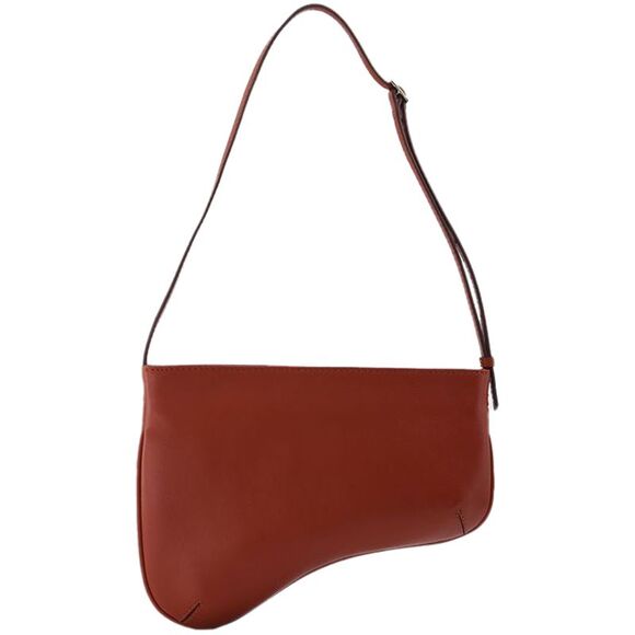 Curve Bag in Red Leather - Picture 1 of 4